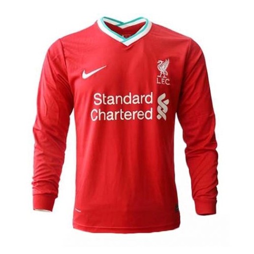 Tailandia Camiseta Liverpool Primera Equipación ML 2020-2021 Rojo